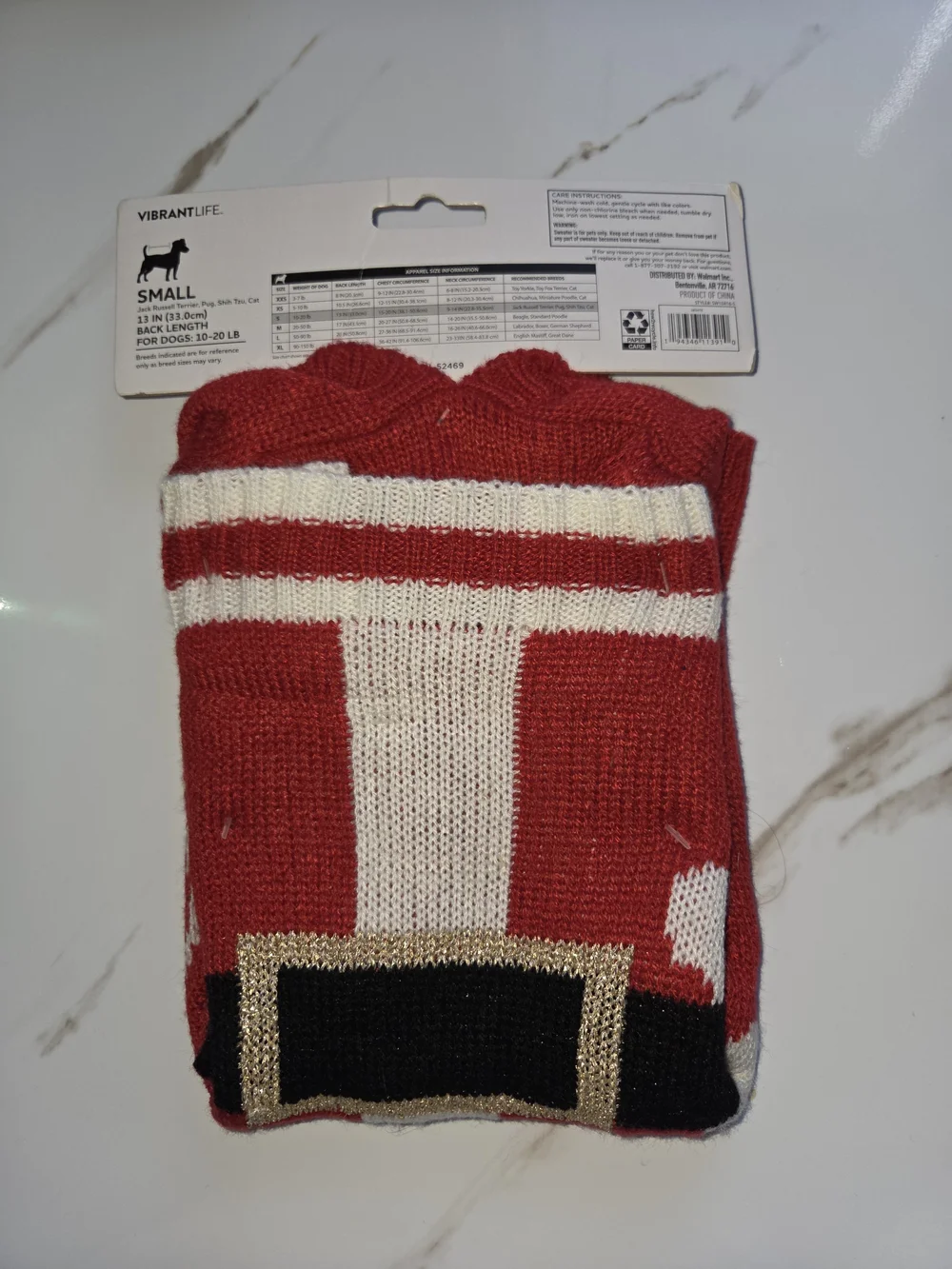 Pet Cat / Dog Christmas Sweater - Small